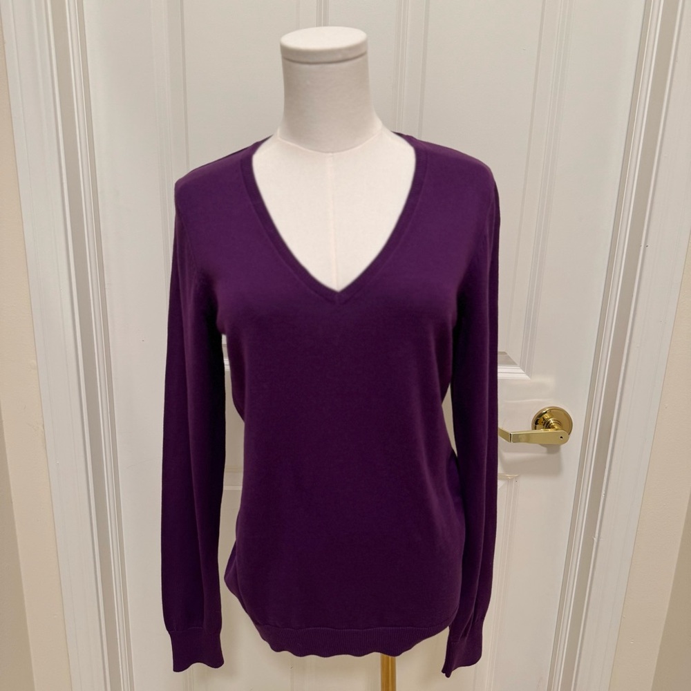 Vintage ESPRIT Sweater, 100% Cotton, Women’s Sz L, Purple, NWT